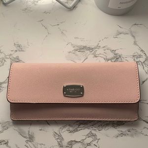 BRAND NEW baby pink Michael Kors wallet